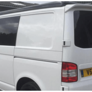 tinted window on camper van