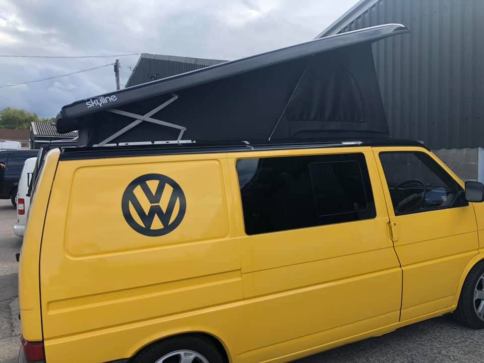 pop top roof campervan