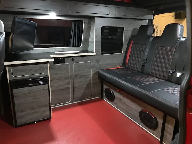 VW Camper Van Furniture, VW T5 Westcoast Transporters Rebuilds