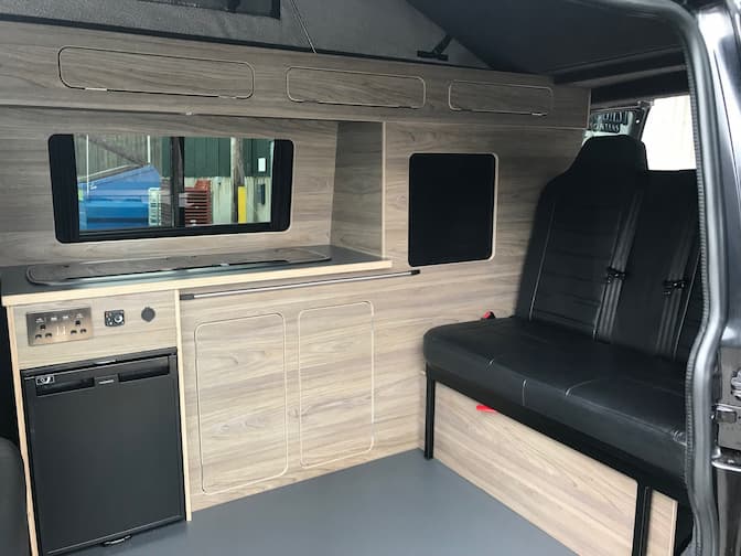 VW Camper Van Furniture, VW T5 Westcoast Transporters Rebuilds